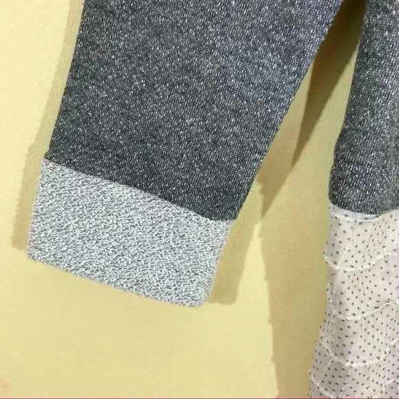 ODDY Gray Layered Tiered Polkadot Pullover Sweater - Picture 4 of 12